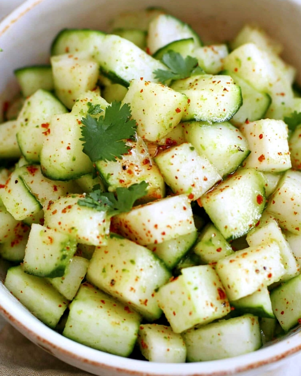 Chili Lime Jicama and Cucumber Salad