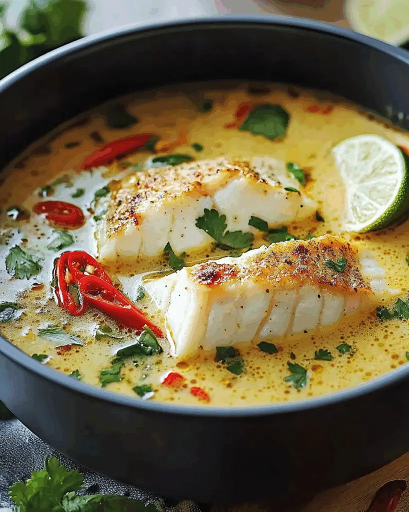 Coconut Lime Fish Soup