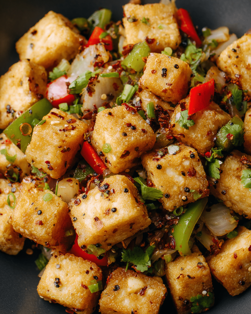 Crispy Salt and Pepper Tofu