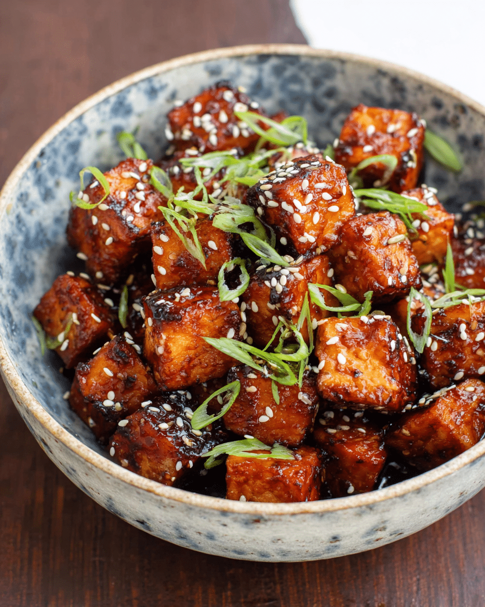 Crispy Soy Garlic Tofu