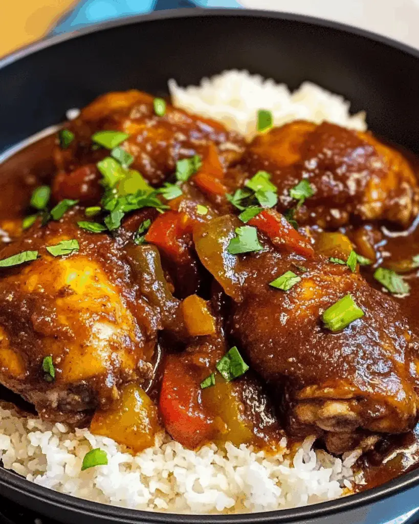Jamaican Brown Stew Chicken