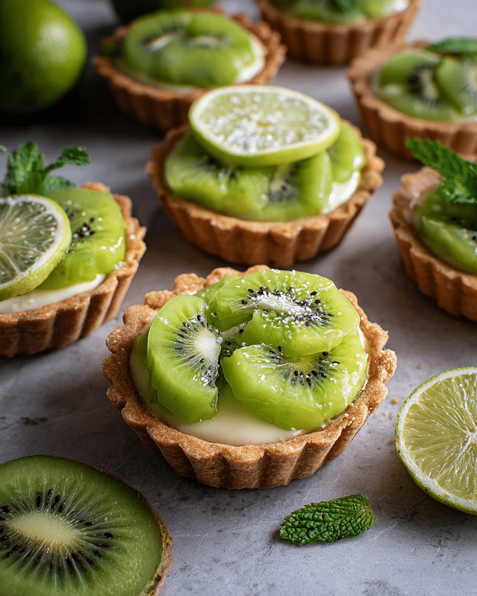 Kiwi Lime Tarts