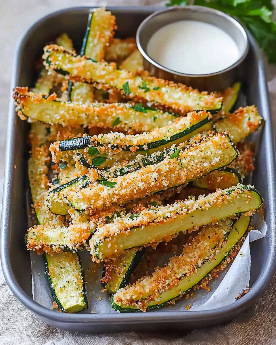 Parmesan Zucchini Fries