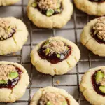 Pistachio Thumbprint Cookies