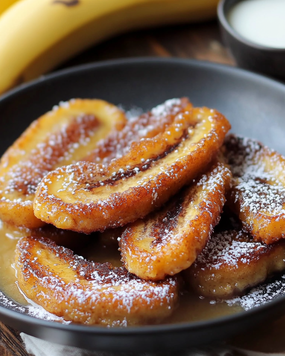 Skillet Banana Fritters
