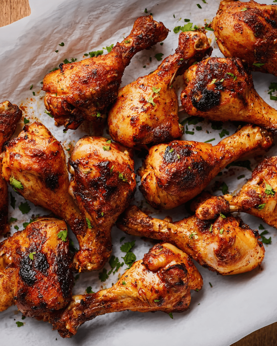 Spicy Roasted Chicken Legs