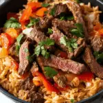 Steak Queso Rice