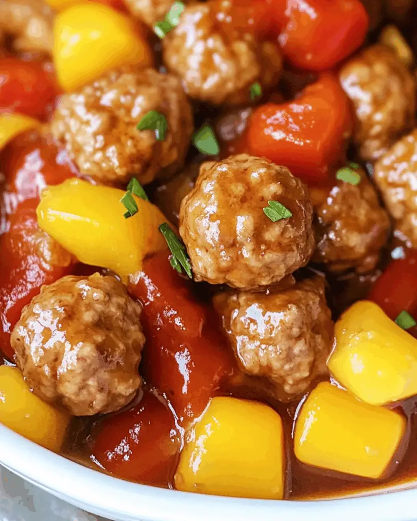 Sweet and Sour Meatballs