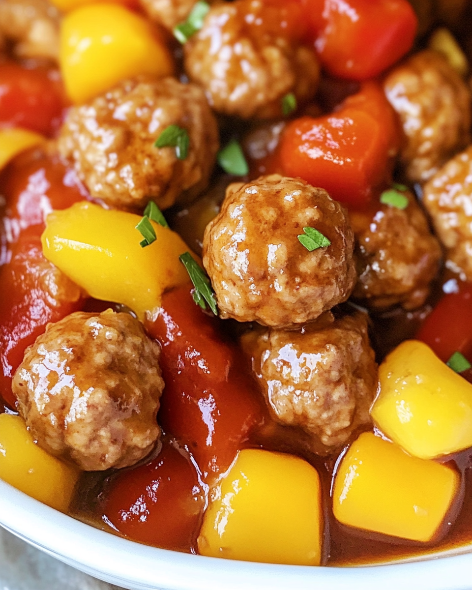 Sweet and Sour Meatballs