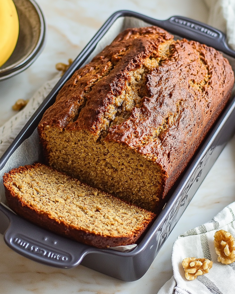 Tahini Banana Bread