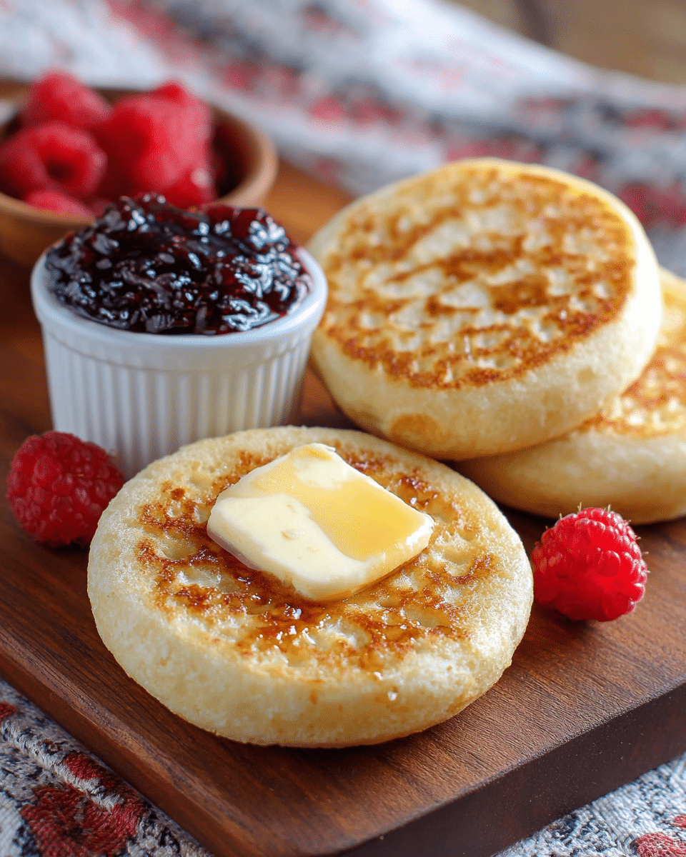 Traditional English Crumpets