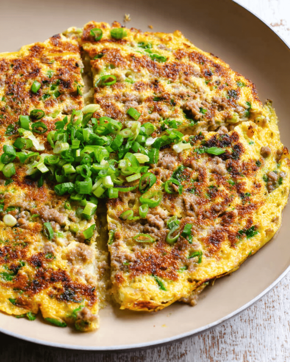 Vietnamese Ground Pork Omelette (Chả Trứng Chiên)