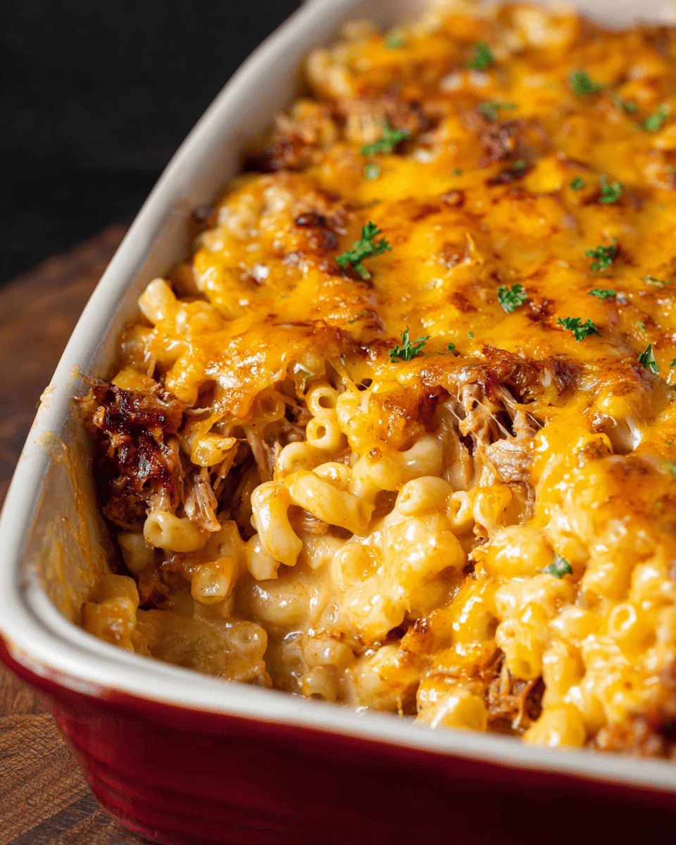 Pulled Pork Mac and Cheese