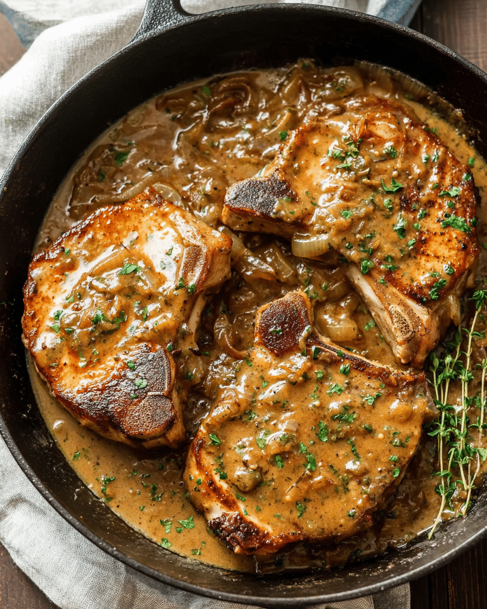 Southern Smothered Pork Chops