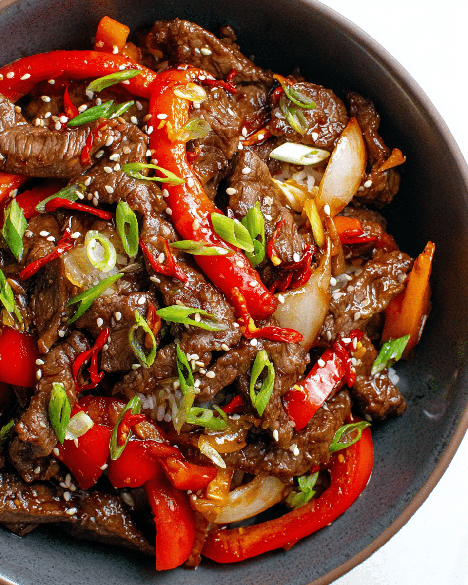 Spicy Szechuan Beef