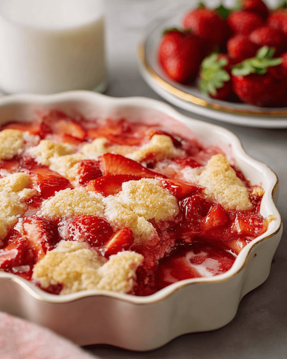 Strawberry Cobbler