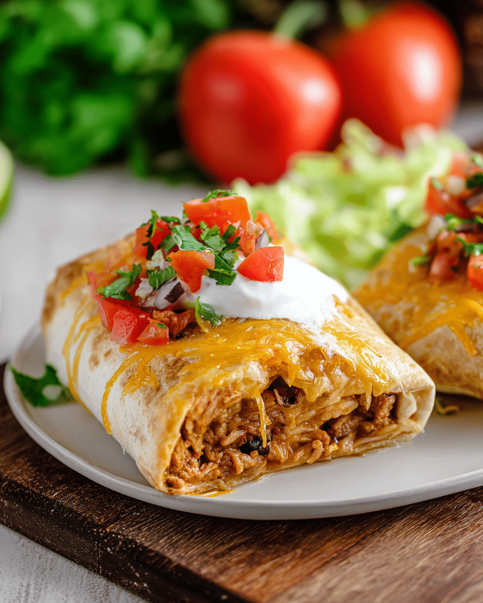 Baked Chimichangas