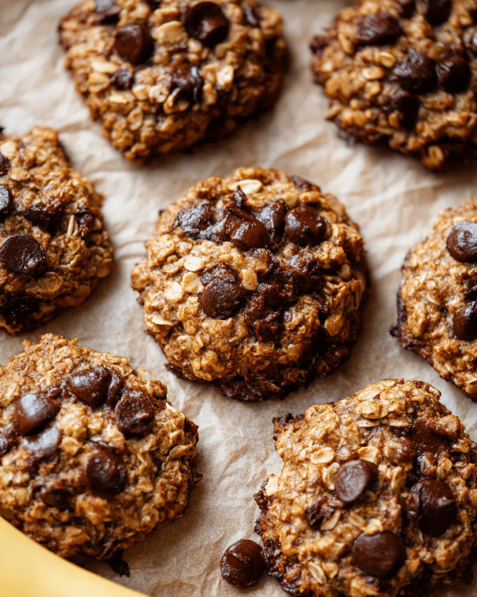 Banana Chocolate Chip Breakfast Cookies