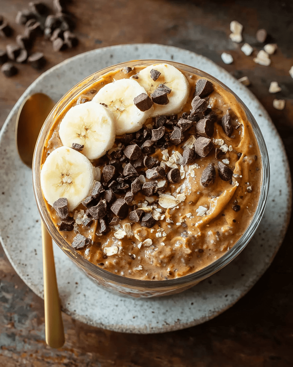 Banana Chocolate Overnight Oats