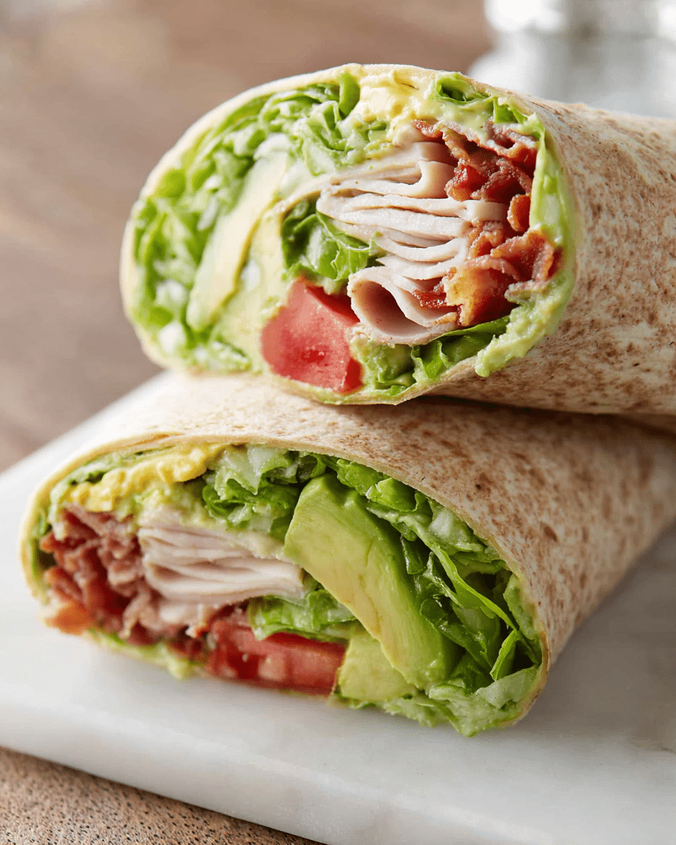 California Turkey Club Wrap
