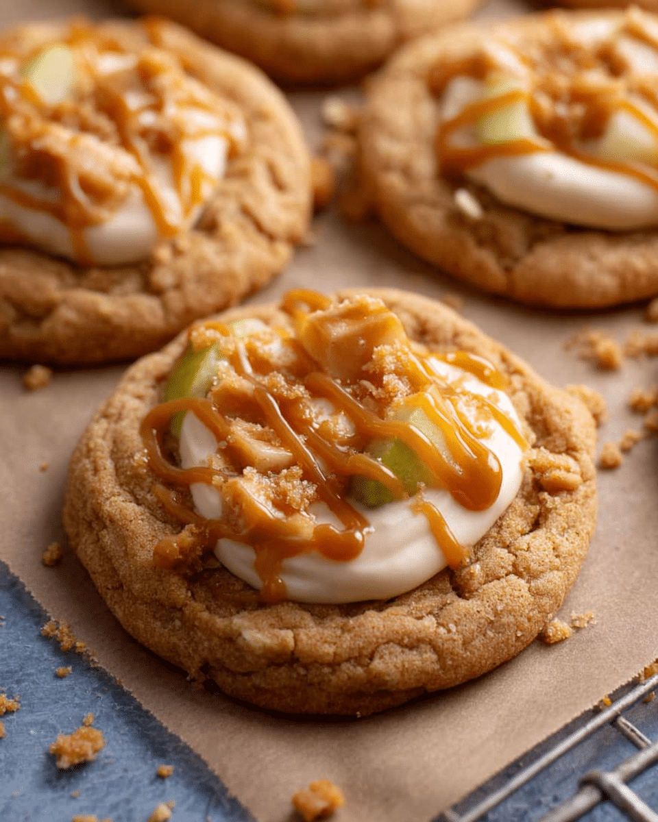 Caramel Apple Cookies