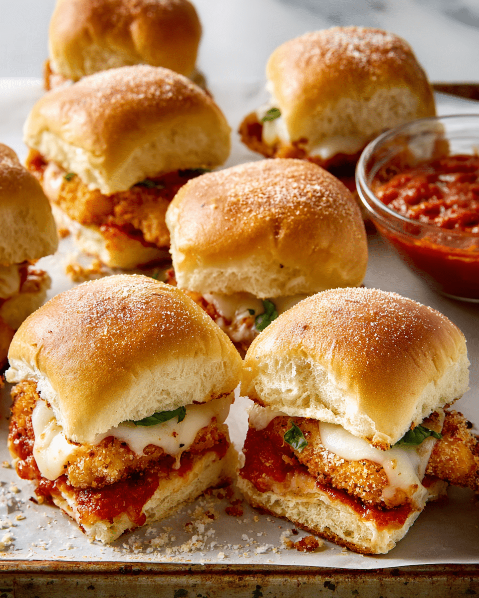 Chicken Parmesan Sliders