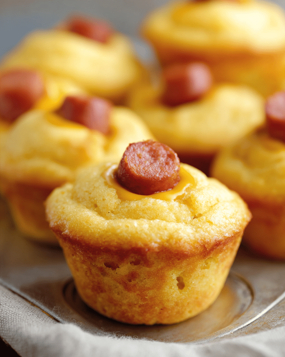 Corn Dog Mini Muffins