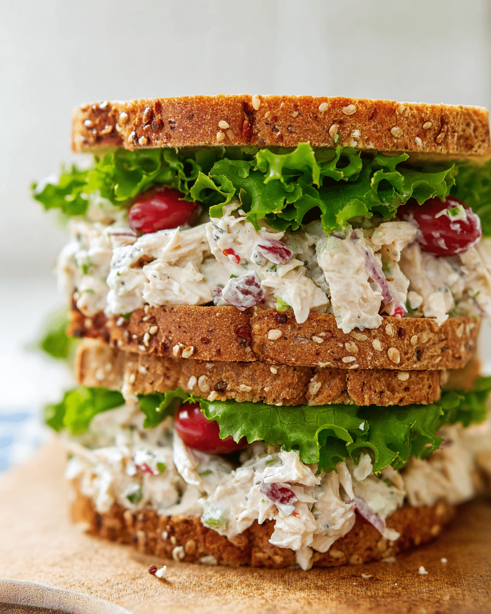 Greek Yogurt Chicken Salad Sandwich