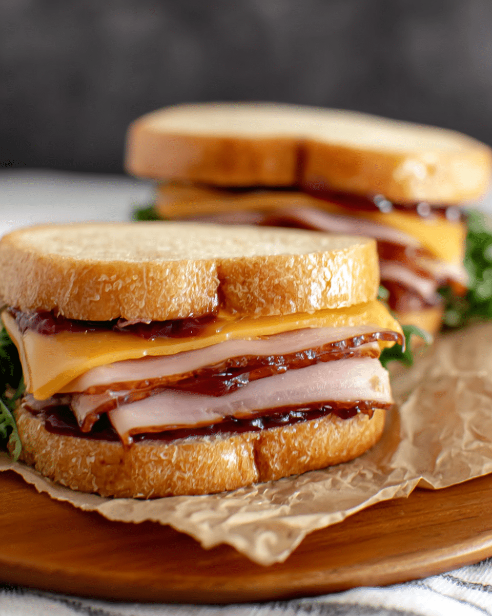 Ham Jam Sandwich