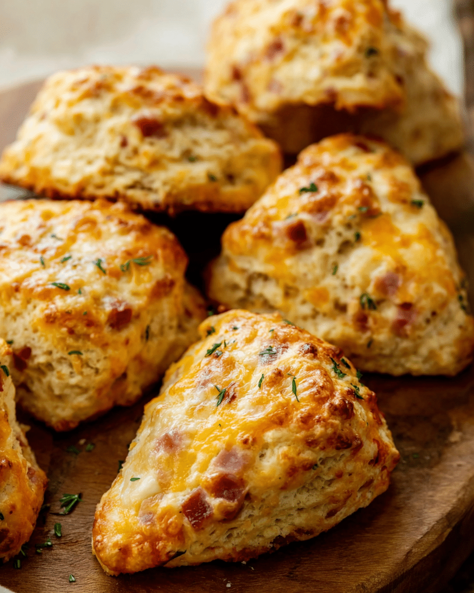 Ham & Cheese Scones