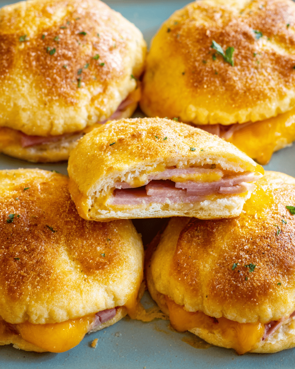 Ham & Cheese Pocket Sandwiches