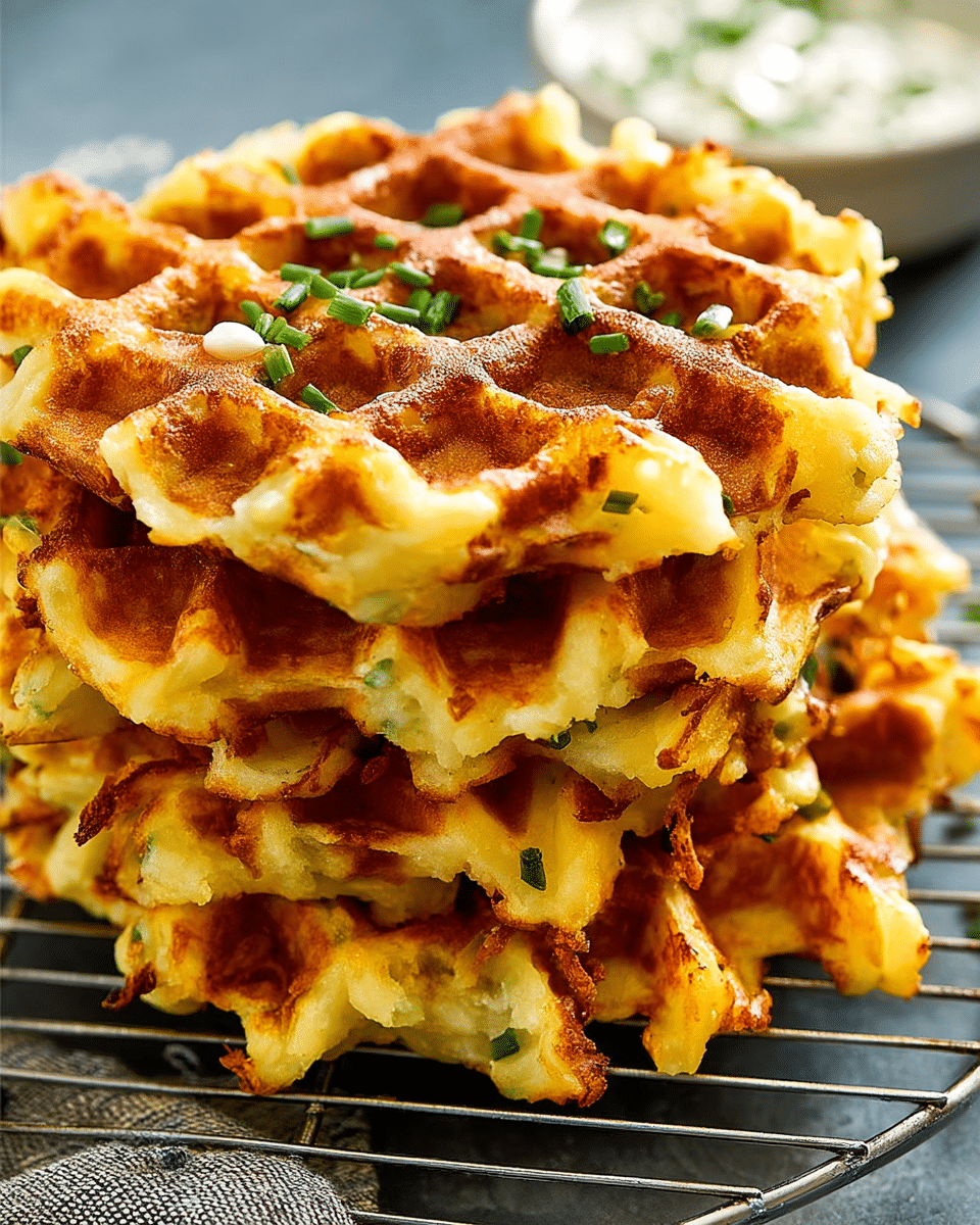 Mashed Potato Waffles