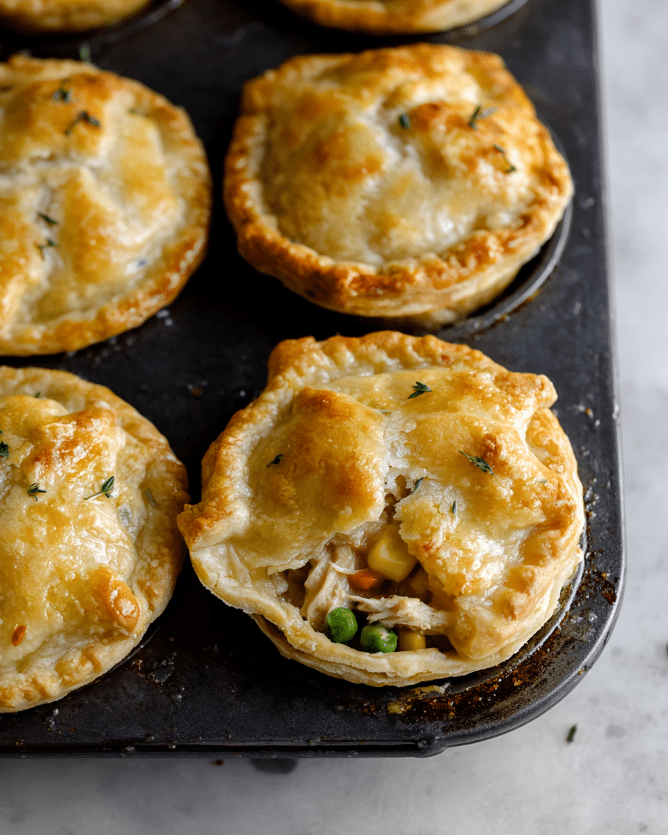 Muffin Tin Chicken Pot Pies
