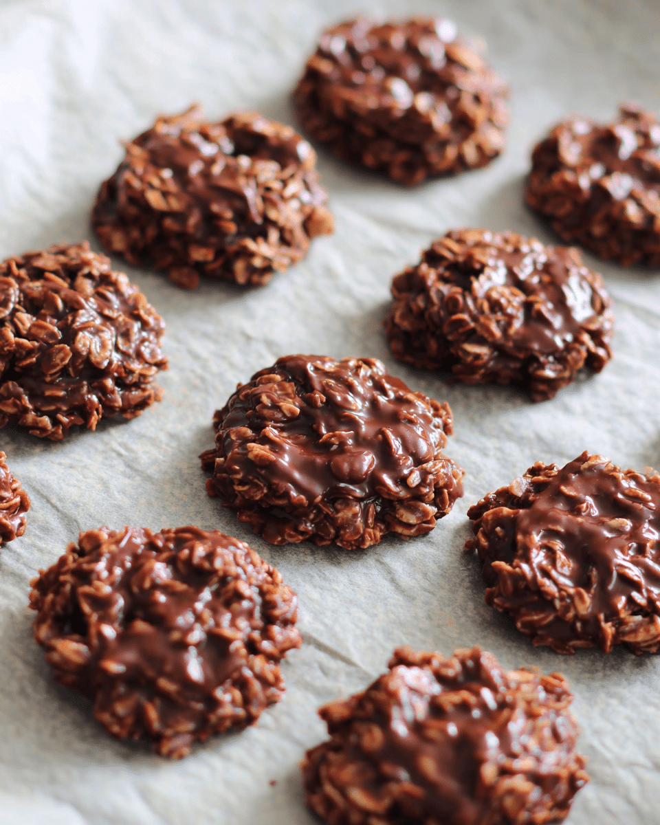 Nutella No-Bake Cookies