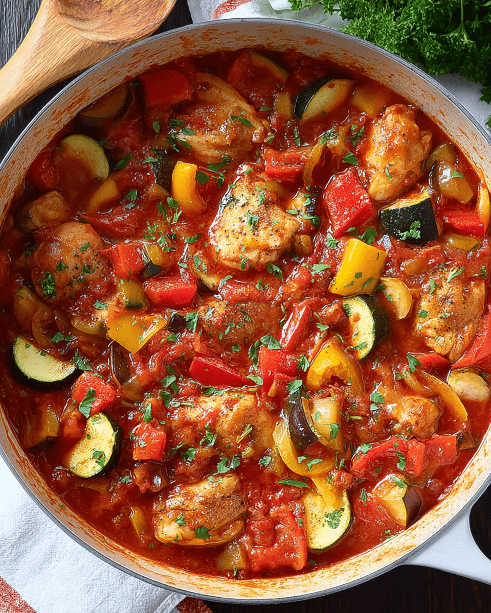 One-Pot Chicken Ratatouille