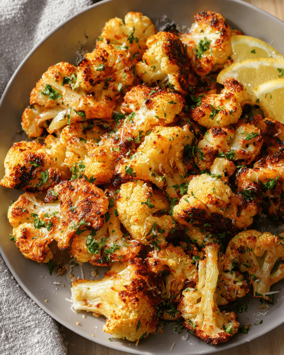 Parmesan Roasted Cauliflower