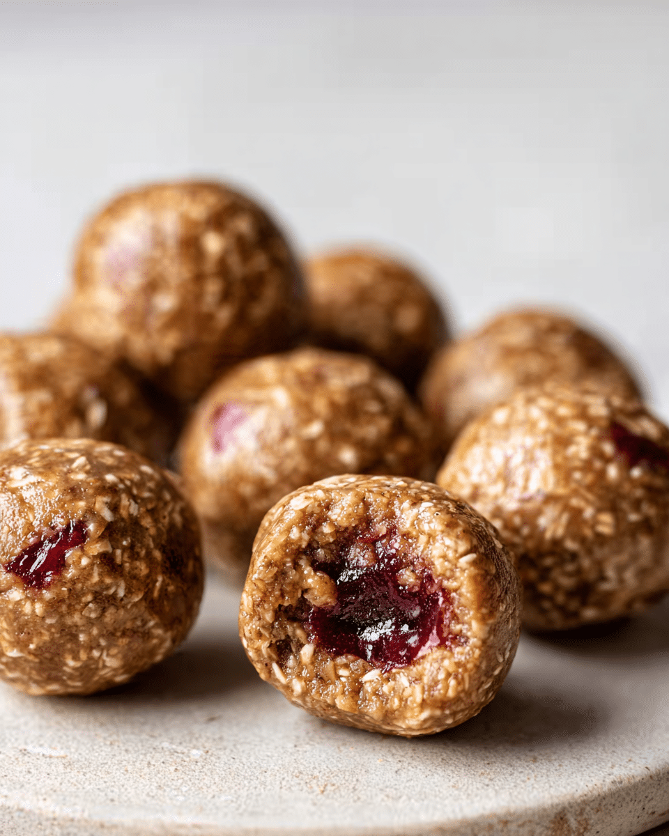 Peanut Butter & Jelly Energy Balls