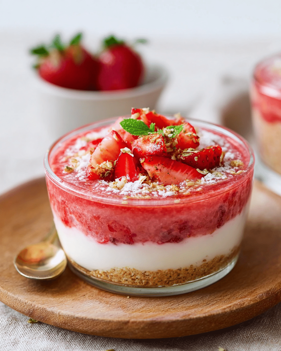 Strawberry Cheesecake Overnight Weet-Bix