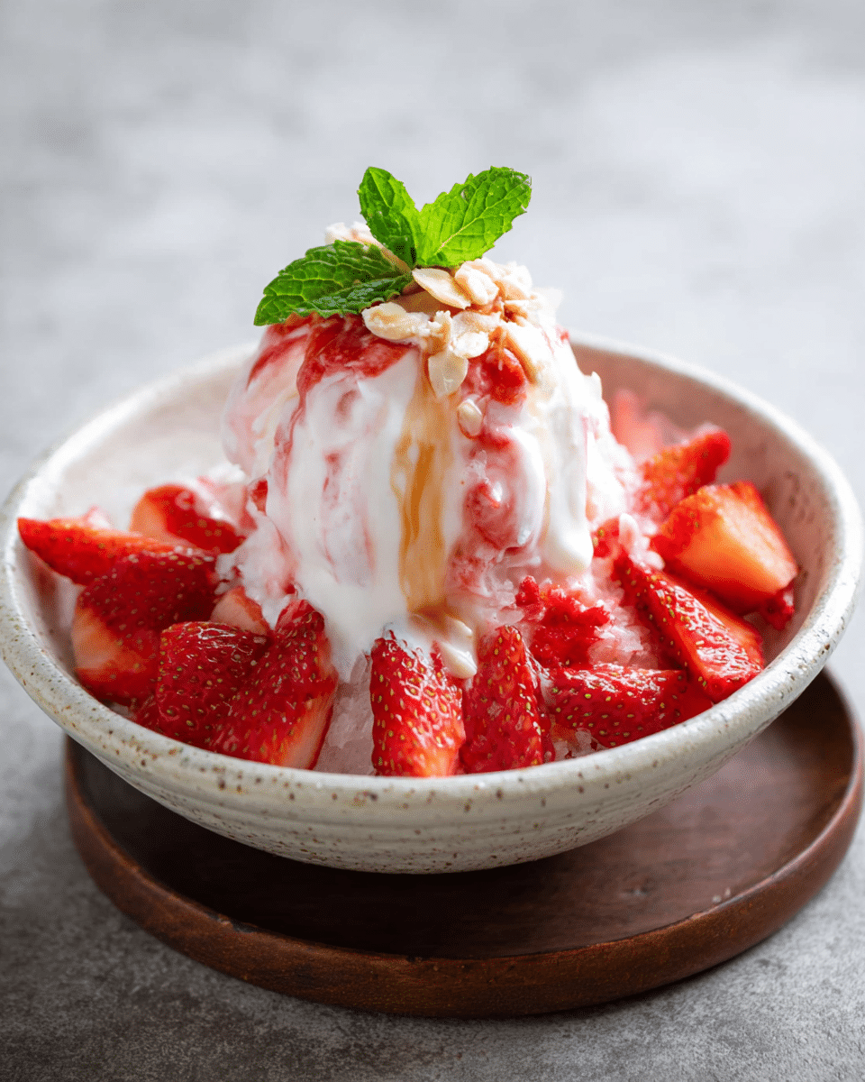 Strawberry Bingsu