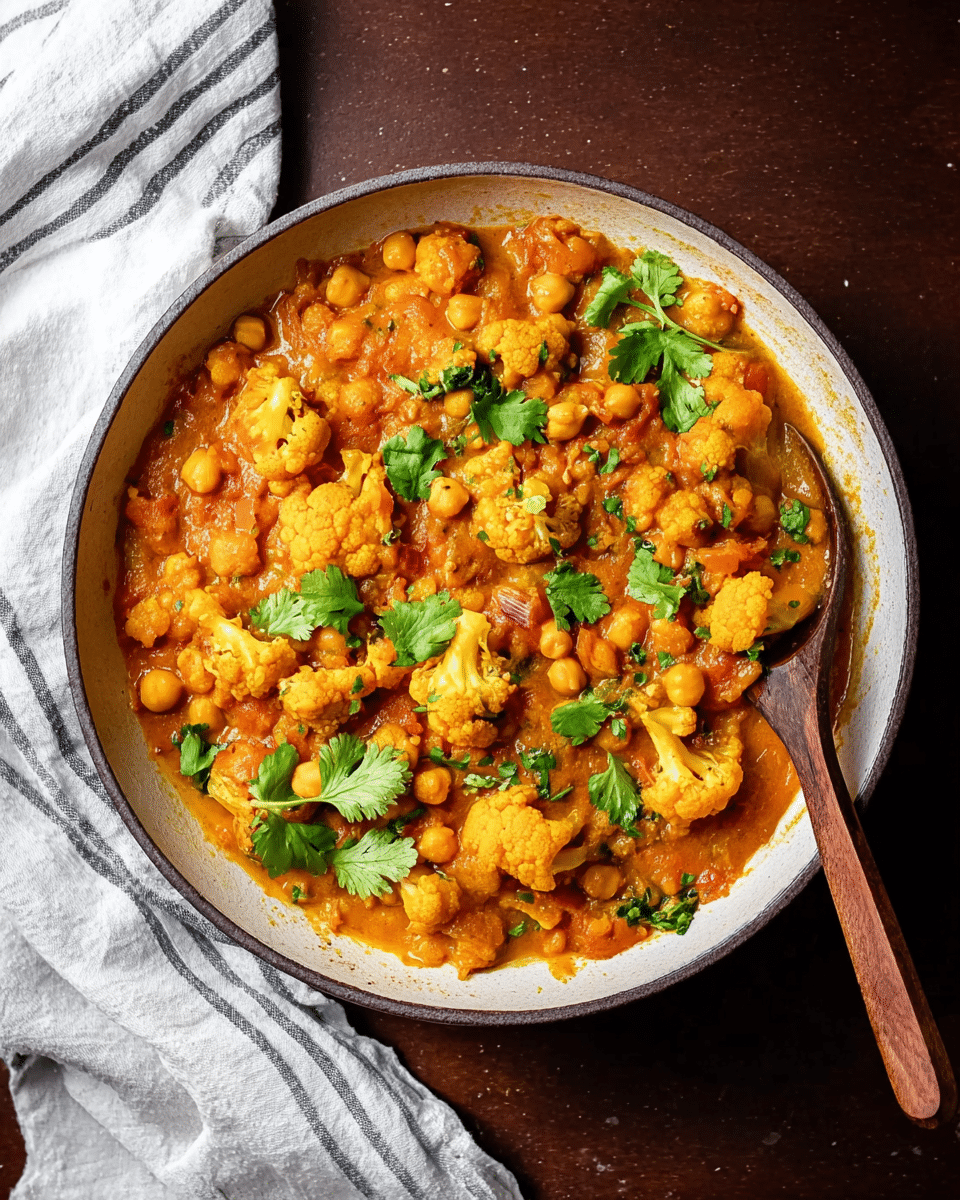 Vegan Cauliflower and Chickpea Curry