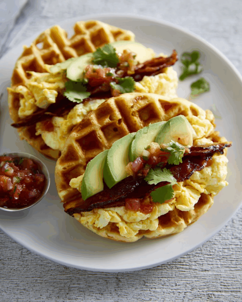 Waffle Breakfast Taco