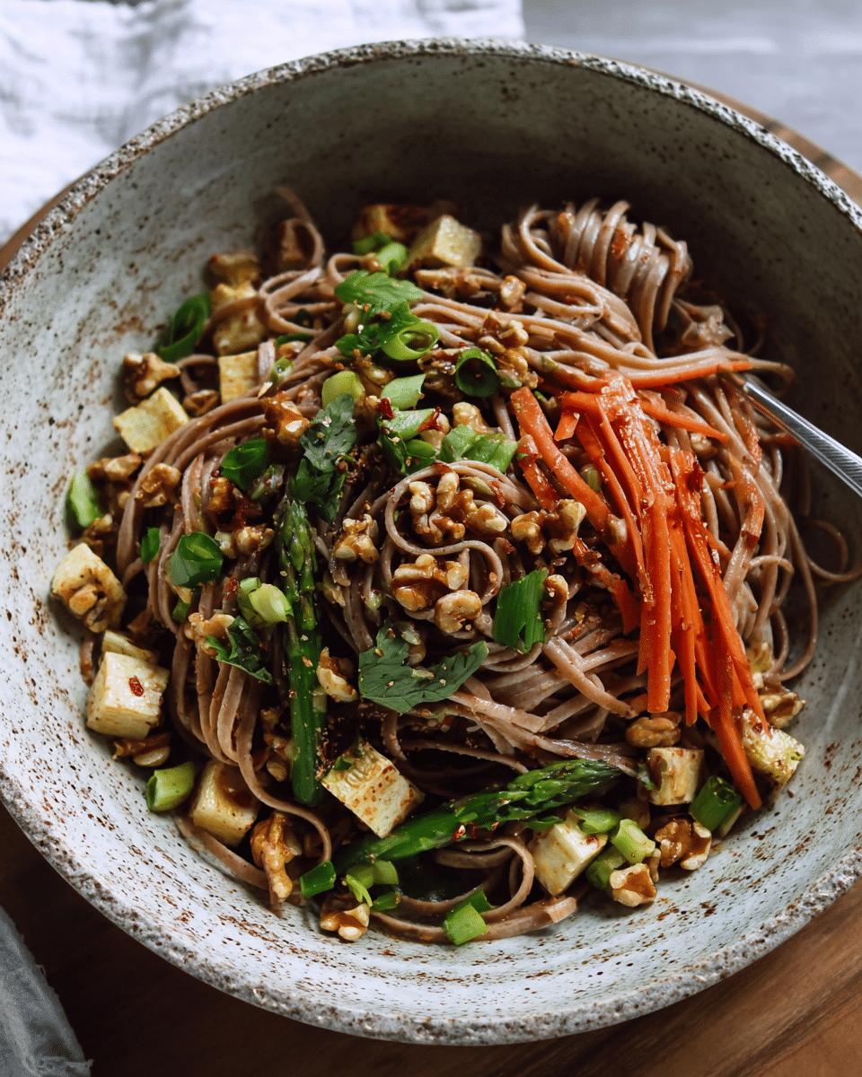 Walnut Miso Noodles