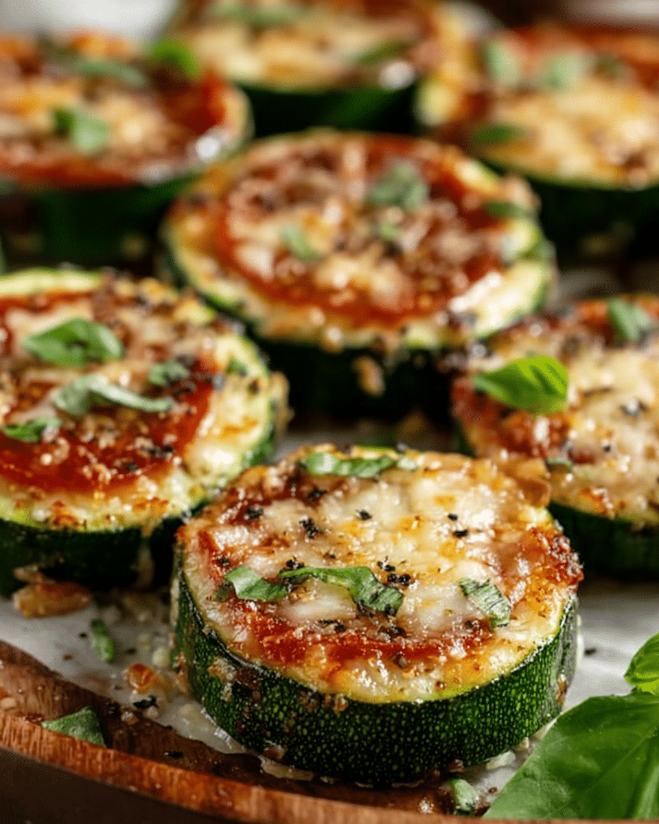 Zucchini Pizza Bites