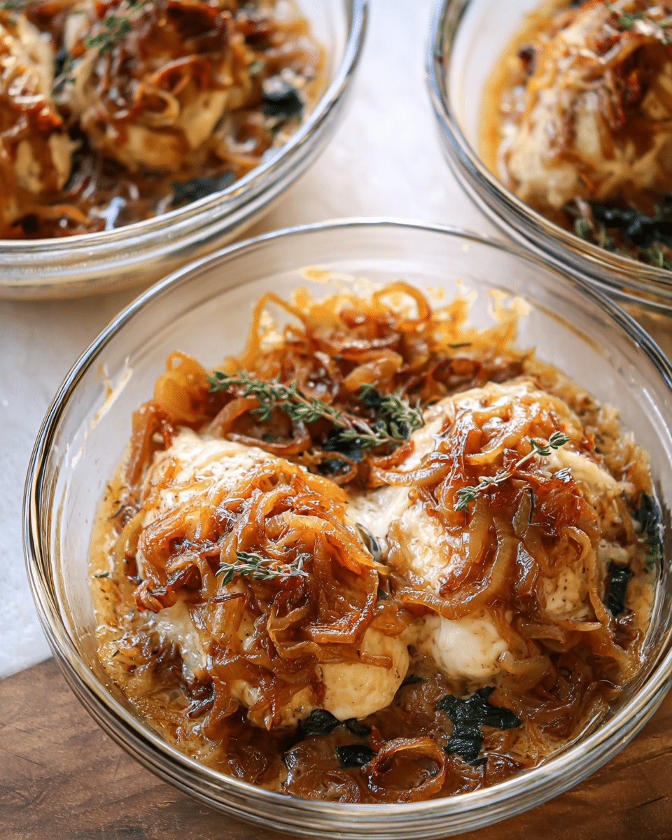 French Onion Chicken Bake
