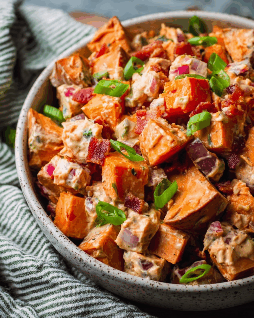 BBQ Ranch Sweet Potato Salad