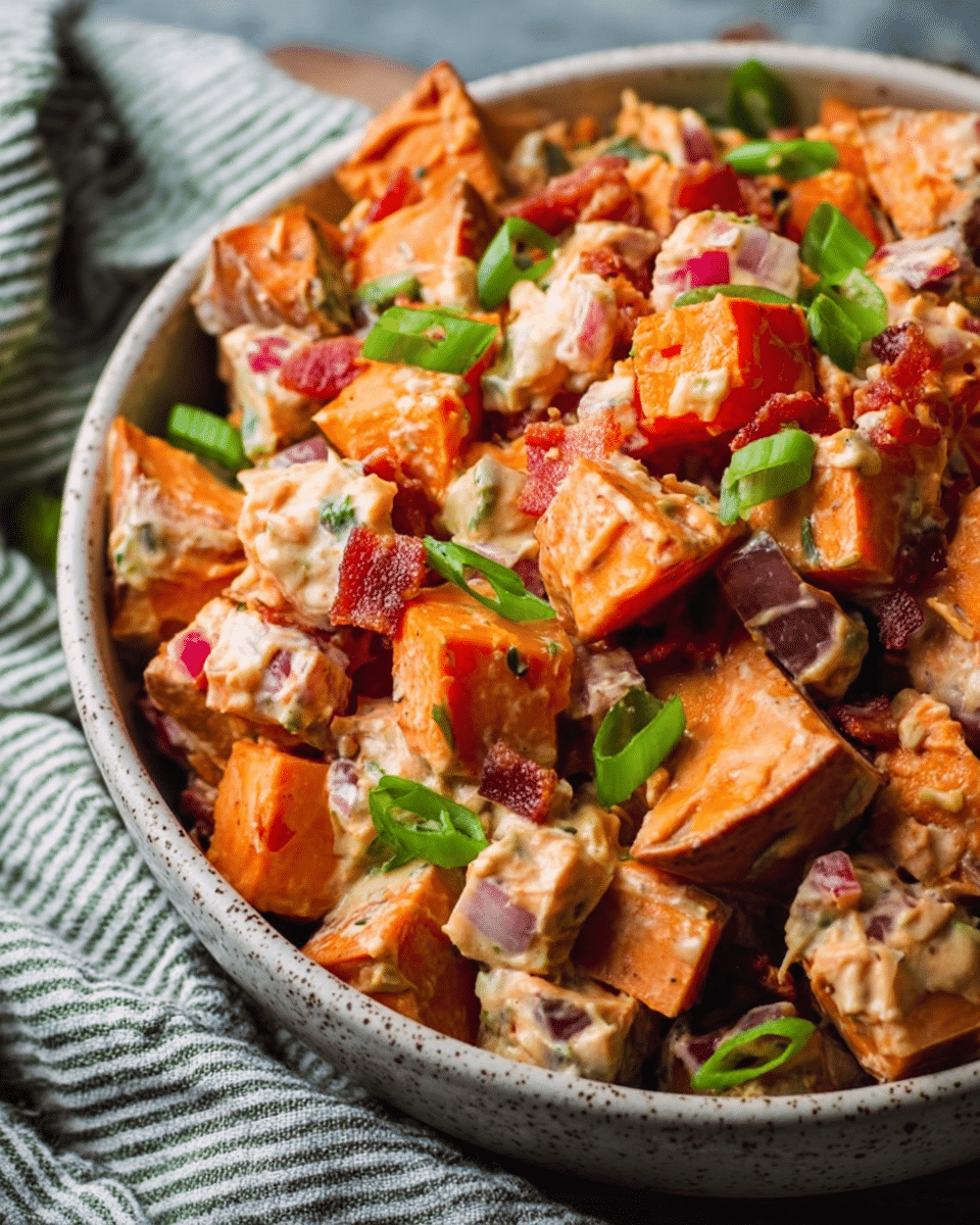 BBQ Ranch Sweet Potato Salad