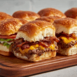 Bacon Cheeseburger Slider Bake