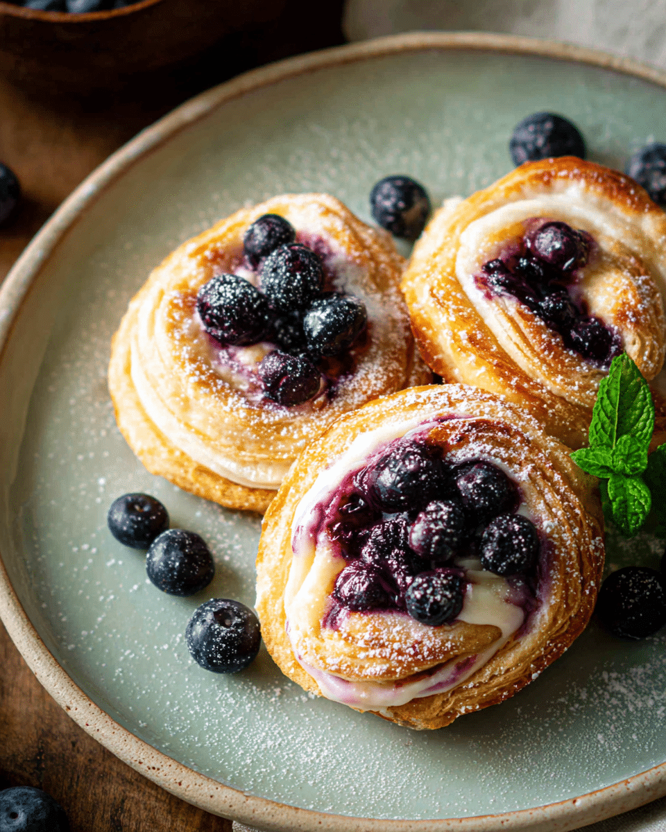 Blueberry Cream Cheese Pastries