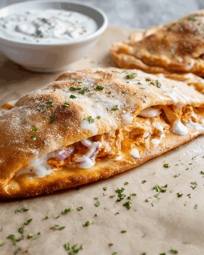 Buffalo Chicken Calzone