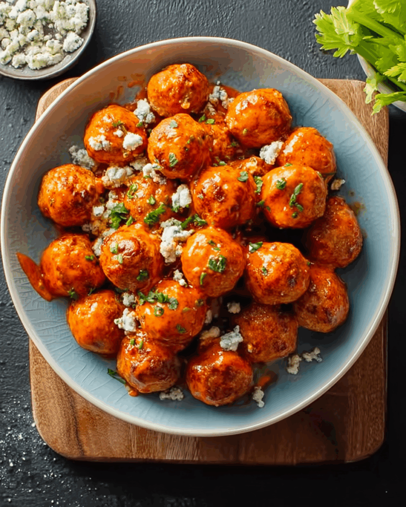 Buffalo Chicken Meatballs